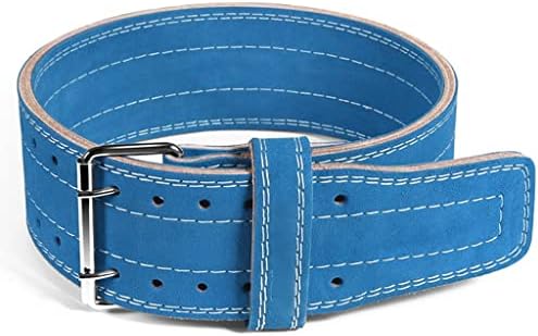 Lifting de peso de couro genuíno Bel para homens e mulheres - Cinturão ajustável de 10 mm de espessura Cinturão de ginástica para
