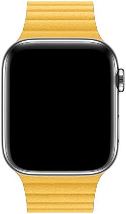 Apple Watch Band - Leather Loop - Meyer Lemon - grande