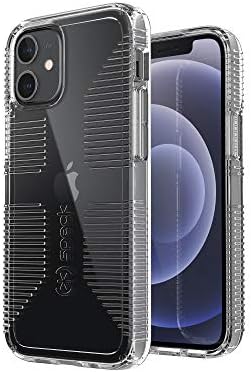 Speck Products Gemshell Grip iPhone 12 Mini Case, Clear/Clear