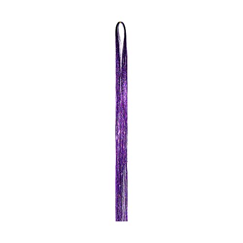 Tinsel de cabelo de 35 polegadas com ferramentas fios de fios de cabelo kit de cabelo extensões de cabelo coloridas