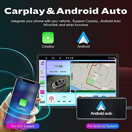 WOSTOKE 13.1 Android Radio CarPlay & Android AUTO AUTORADIO NAVEGAÇÃO DE NAVEGAÇÃO DE CARRO Multimídia GPS Crega de
