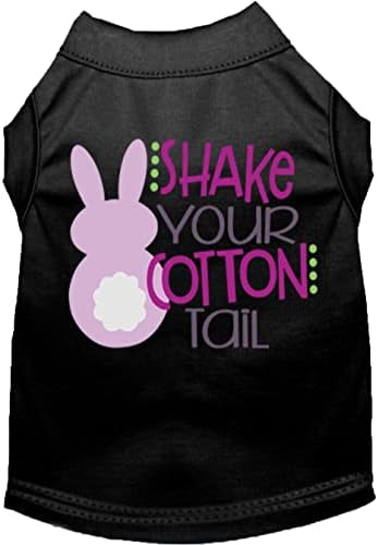 Mirage Pet Product Shake Your Cotton Tail Tela Camisa de cachorro Print Blue SM