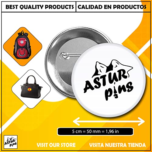 ASTUR PINS - Button Shield Santa Clara de Avedillo Zamora - crachá, detalhes da placa, roupas -backpacks, identificação, presentes