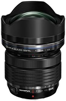 Olympus M.Zuiko Digital Ed 7-14mm f2.8 Pro Ultra-Wide Angle Zoom Lens para Micro Quatro Terços EZ-M0714Pro BLK