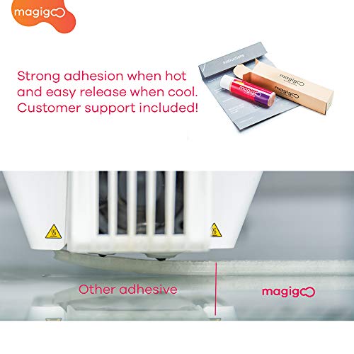 Magigoo MO cola adesiva de impressora 3D All-in-One, reduz a deformação para abdominais, PLA, PETG, quadris e filamentos de TPU
