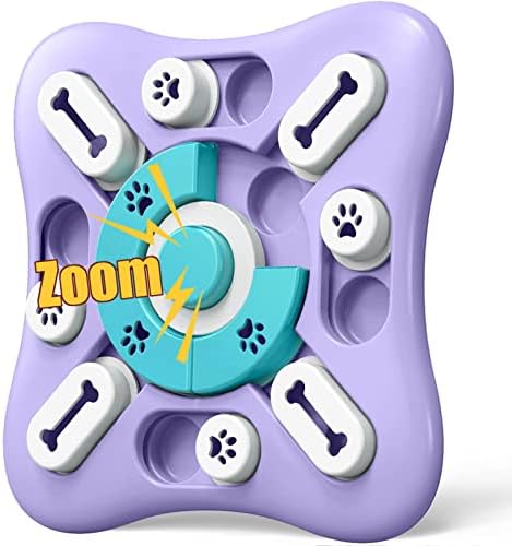 Brinquedos de quebra -cabeça de cães de udofina, brinquedos interativos para cães, gruagens de cães Puzzle para treinamento de QI e