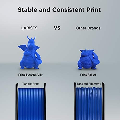 Filamento da impressora 3D PLA 1,75 mm 3D Pacote de consumo de impressão 1 kg Spool