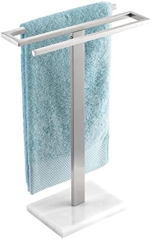 Toalha de mão Kes Stand com base de mármore, toalha de toalha S Solder de toalha de mão sem mão para bancada para bancada