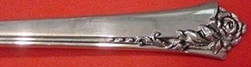 Damasco aumentou por Oneida Sterling Silver Lemon Fork 5 1/4