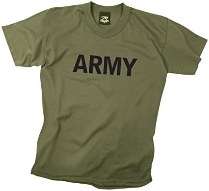 T-shirt de treinamento físico do Exército Rothco Kids