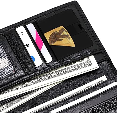 Bigfoot OVNI de abdução USB Memory Stick Business Flash-Drives Cartão de crédito Cartão de cartão de crédito Cartão de cartão bancário