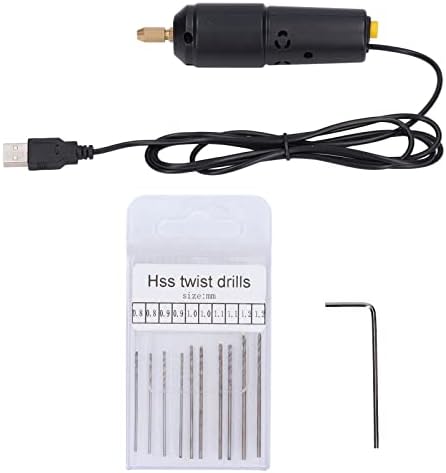 Broca elétrica USB Mini, Micro Electric Hand Drills, economizando trabalho preciso reutilizável para plástico