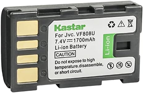 Kastar BN-VF808 Battery 1-Pack Replacement for JVC GZ-MS101 GZ-MS120 GZ-MS120A GZ-MS120AUS GZ-MS120B GZ-MS120BUS GZ-MS120R GZ-MS120RUS GZ-MS123 GZ-MS130 GZ-MS130A GZ-MS130AUS GZ-MS130B Câmera