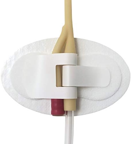 Dispositivo de estabilização de cateter 5pcs, suporte de banda de perna urinária de cateter com bloco de âncora de