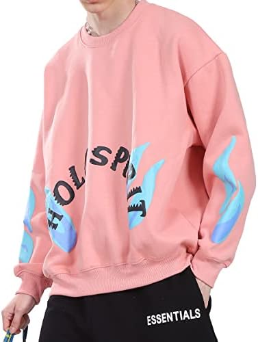 Docare Holy Ky Hoodie para homens Pullover Fleece Crewneck Sweatshirt Capuz de manga comprida Top