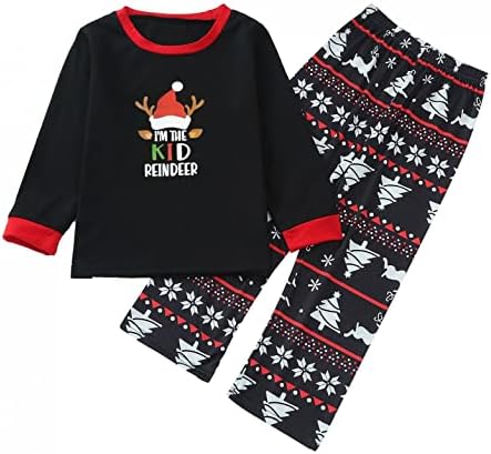 Pijamas de férias em família XBKPLO, pijamas de família correspondentes de Natal Conjuntos de pijamas de Natal da família Matching
