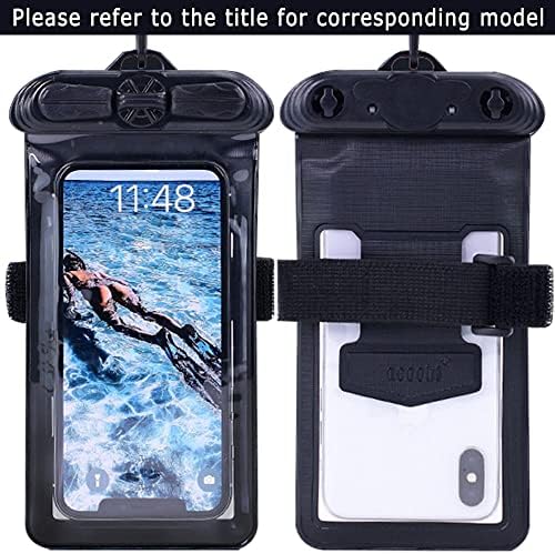 VAXSON Telefone Case Black, compatível com Nokia 1 Plus Wateropers Bouch Dry Bag [não filme de protetor de tela]