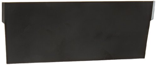 Aviditi Binds53 Divisores de lixeira de plástico preto, 5-1/4 x 3 polegadas, para classificar e organizar caixas de prateleira