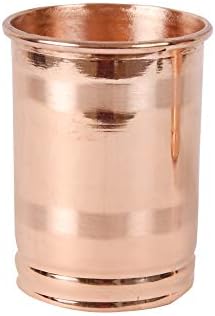 Bebendo de cobre puro sem costura Serviço de vidro de água do copo de vidro de vidro de 2 por 2 por Índio colecionável