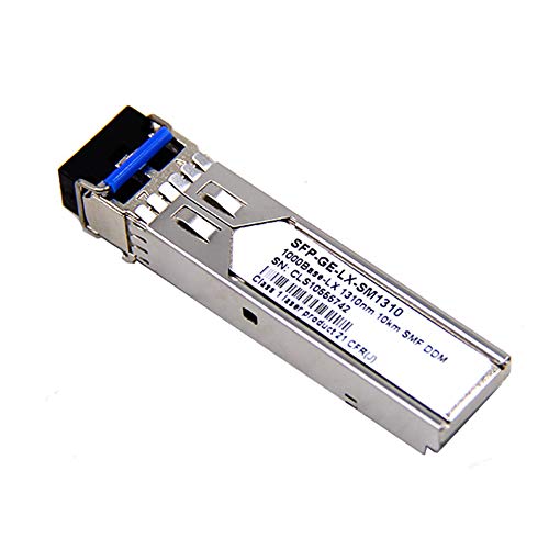 Conversor de mídia Ethernet Gigabit transceptor de fibra LC de fibra dupla, 10/10/1000m TX para SFP com um módulo SFP