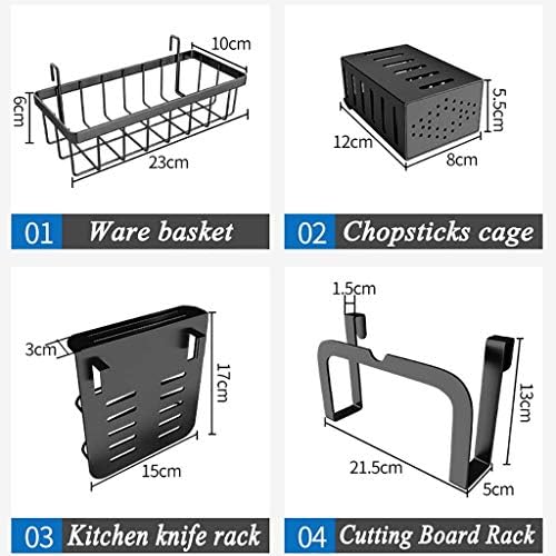 Kuyt prato rack, sobre o rack de secagem da pia, preto 201 aço inoxidável de aço de cozinha rack de utensílios de mesa