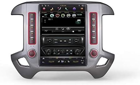Carsoll Compatível com Chevrolet Silverado GMC Sierra 2014-2018 Android PX6 4GB RAM 12,1 Tesla Fast Boot Screen Navegion Radio