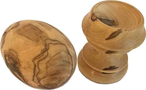 Ovo artesanal de madeira de azeitona