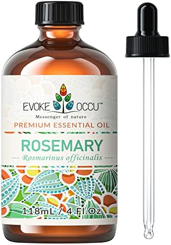 Óleo essencial de bergamota 4 oz, óleo de alecrim puro Eucalipto Óleo essencial 4 oz para massagem de massagem da pele Fabricação