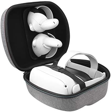 Caso de transporte de ESIMEN para Oculus Quest 2 VR Fone de ouvido e controladores de acessórios Bag de proteção