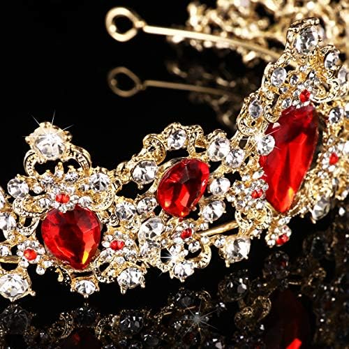 Frcolor Tiara Crown for Women, shinestone rainha coroa o casamento tiara coroas bandana