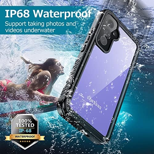 OneAlele para Samsung Galaxy A54 5G Case à prova d'água, [IP68 Subaquático] [Tela embutida e protetor de lente] [Prova