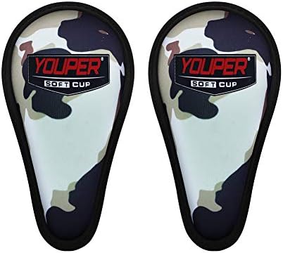 YouPer Boys Youth Soft Foam Protetive Athletic Cup, Kids Sports Cup para beisebol, futebol, lacrosse, MMA