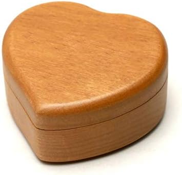 Organizador da casa Tech Heart Heart Vintage Wood Mecanismo esculpido Caixa musical Wind Up Music Box Presente para o aniversário