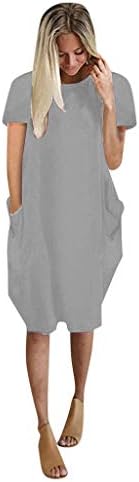 Vestido feminino NYYBW Mini Oversize Baggy Baggy Pullover Sleeve Madies Pocket Jumper Fomen's Dress Dress Dress