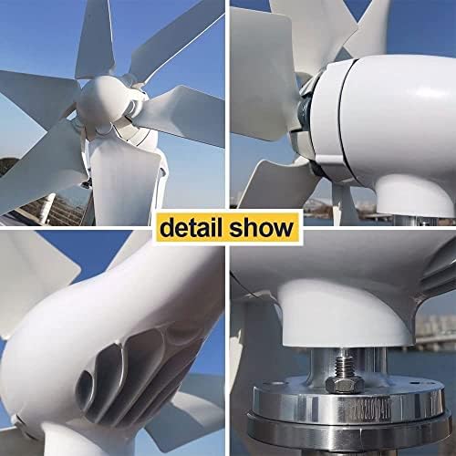 Kit de gerador de turbina eólica Motor de moinho de vento de 600w 12V 24V 48V Turbina eólica com controlador para fornecimento de energia
