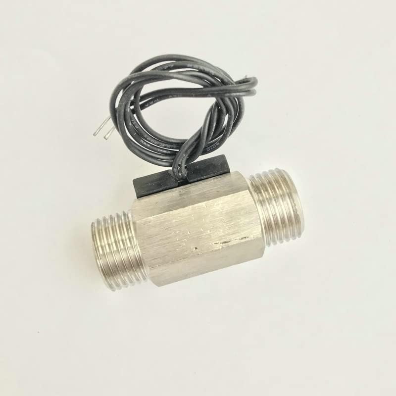 Why-yue SUS304 Switch de fluxo Reed Spring Sensor Spring Switch 1.5-12L/min DC5-36V 10W Sensor Saier de 2 arame