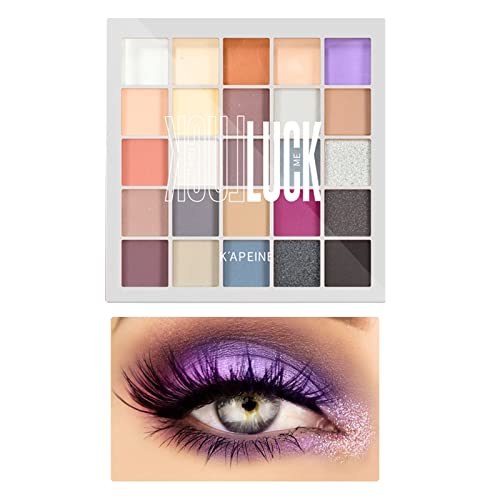 Guolarizi 25 cores maquiagem de pérola Terra cor de beleza Eyeshadow Eyeshadow fácil de aplicar por muito tempo o delineador