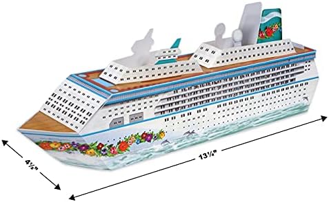 Beistle Table Centerpient de entrevista de cruzeiro - Decorações náuticas - Bon Voyage Ocean Theme Party Supplies, 13,25