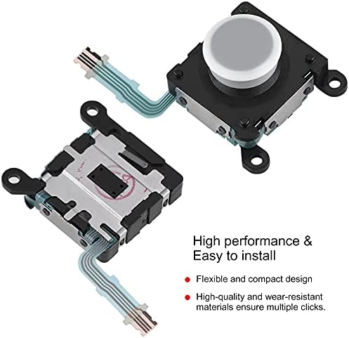 Chenlan Substituição de 2 pacote de 2 pacote Joystick Button 3D Rocker Analog Thumbstick Substituição para Sony PSV 2000 PS Vita