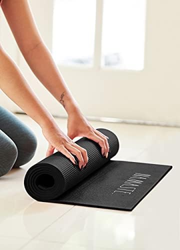 Rae Dunn Yoga Mat - Exercício de espuma de alta densidade e tapete de fitness para treino ou alongamento - Grip de almofada