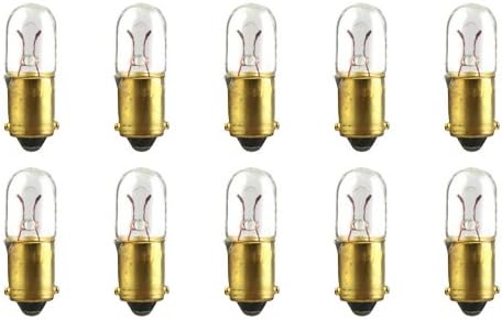 CEC Industries #1949 Bulbs, 6 V, 0,72 W, Ba9s Base, forma T-3,25