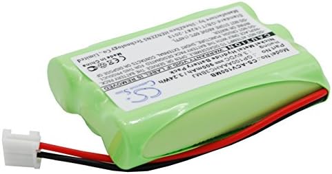 900mAh Substituição da bateria para Audioline Baby Care V100, G10221GC001474, P/N GP100AAAHC3BMJ
