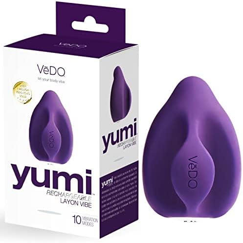 Vibe de dedos recarregáveis ​​de Vedo Yumi, roxo profundo