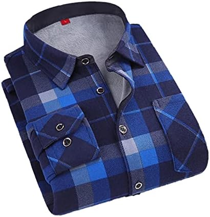 Camisas de Natal de Wybaxz para homens Autumn e inverno Moda casual Casual Solding bolso de bolso composto de fivela