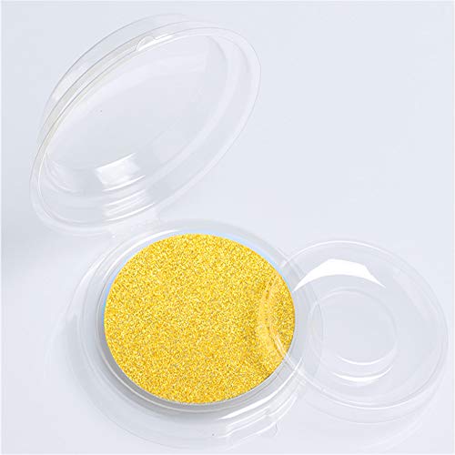 Kehuashina 100pcs descartável vazio redondo cílios falsos cílios de armazenamento colaboração de maquiagem olho de maquiagem de ouro
