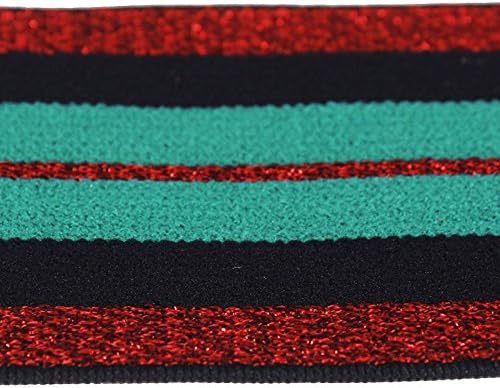 Elastic Stretch Ribbon Band Belt Strap Craft 2yard 47mm Green Red Lace Trim Tape Fita Acessórios de costura T2405