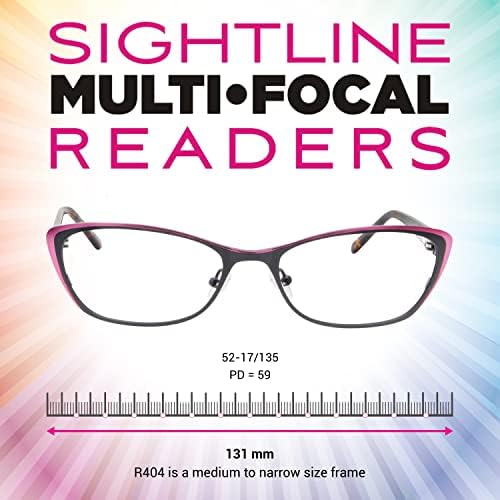 SIGNELLINE R404 Medium Fit Multifocus Progressive Power Reading Glasses