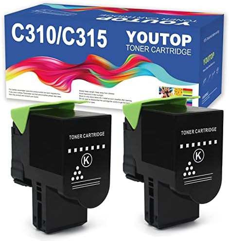 YouTop Remanufacured 2pk 006R04356 Substituição de cartucho de toner preto para Xerox C310 C315