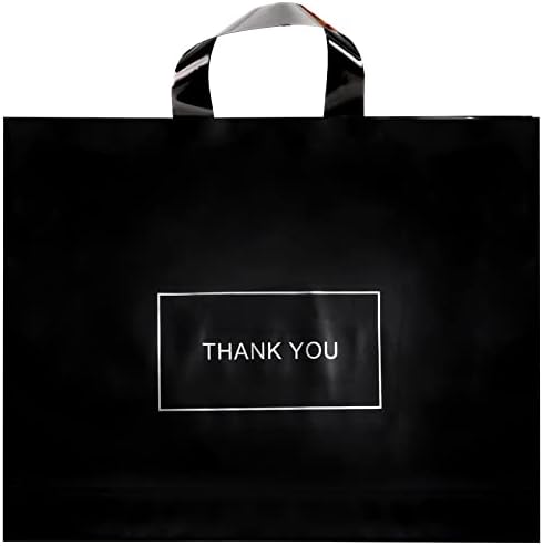 Fasmov Thank You Bags, sacos de compras extras espessos de 60 pacote, sacos de mercadorias reutilizáveis ​​de 12 x15
