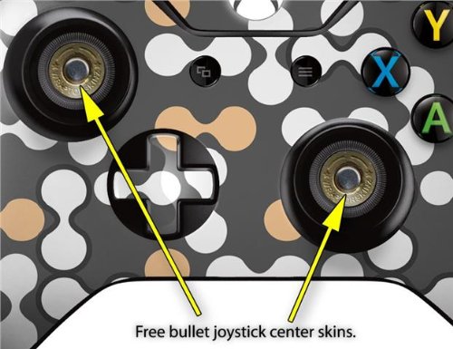 Wapptorskinz Decalle Style Vinyl Skin Wrap Compatível com o controlador sem fio original do Xbox One Locknodes 04 Peach